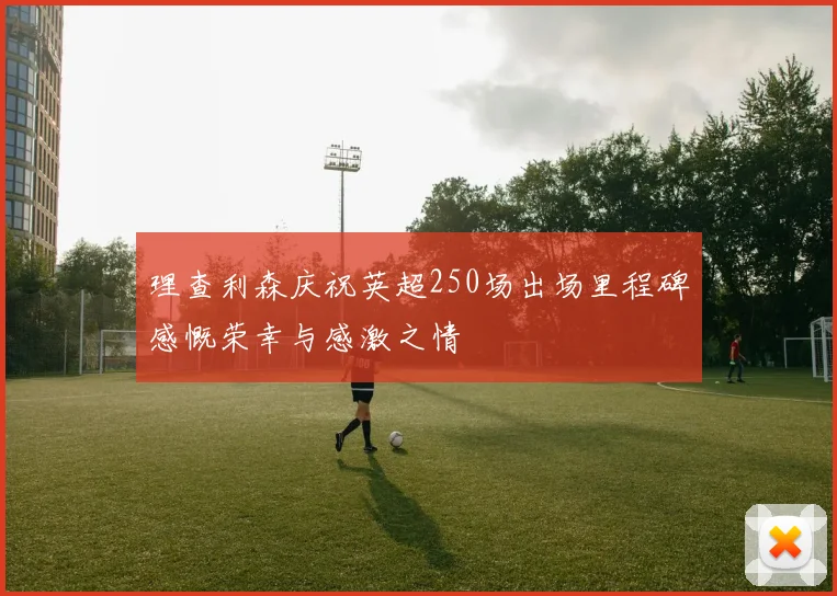理查利森庆祝英超250场出场里程碑感慨荣幸与感激之情